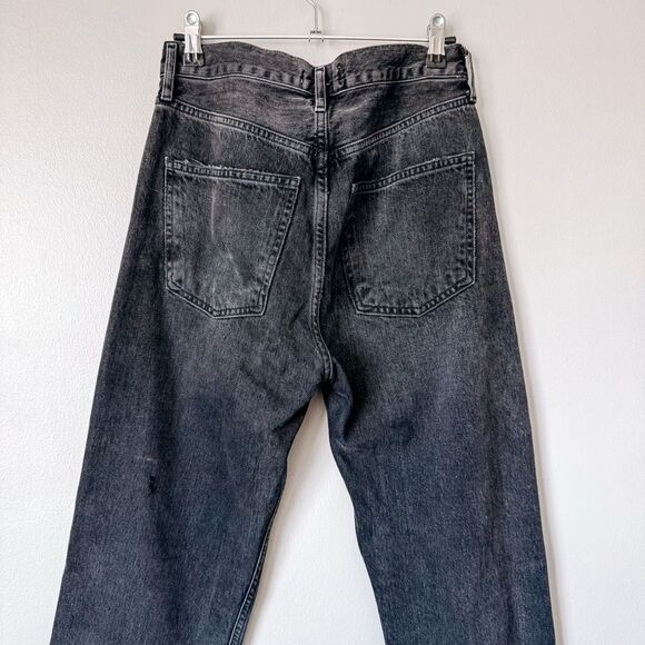 Agolde Black 90's Jean Distressed Size 25 - Picture 5 of 9